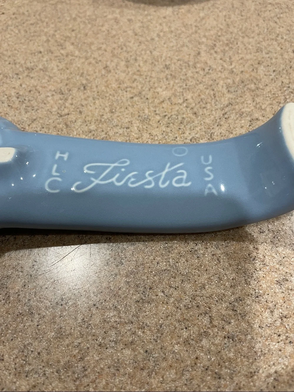 Fiesta Ceramic Spoon Rest in Light Blue